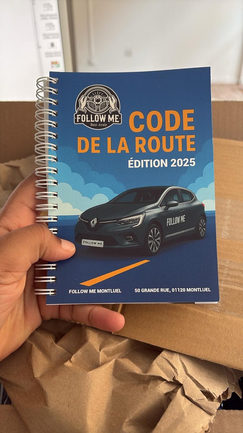 Livre de code Follow Me Édition 2025